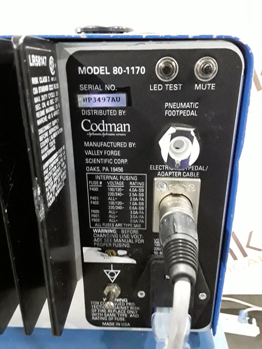 Codman CMC III Malis Bipolar Electrosurgical System