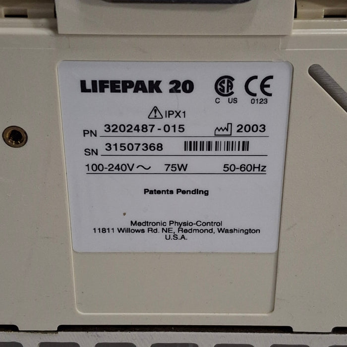 Physio-Control LifePak 20 Defibrillator