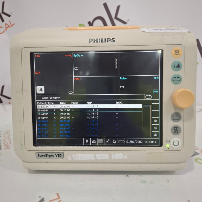 Philips Suresigns VS3 Vital Signs Monitor