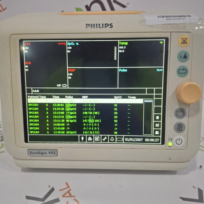Philips Suresigns VS3 Vital Signs Monitor