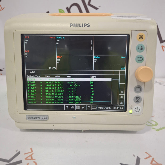 Philips Suresigns VS3 Vital Signs Monitor