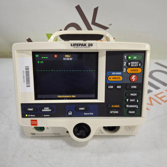 Physio-Control LifePak 20 Defibrillator