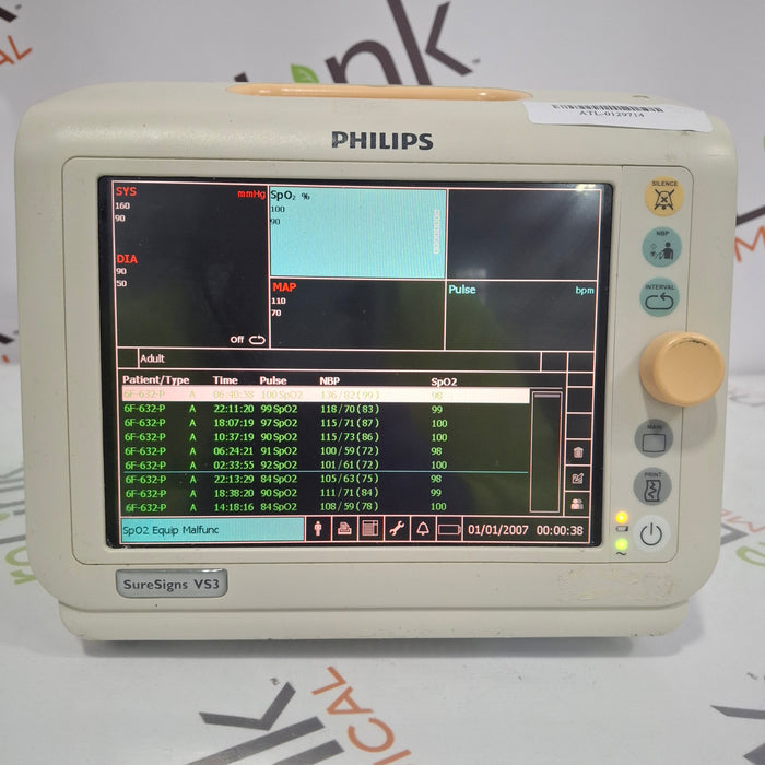 Philips Suresigns VS3 Vital Signs Monitor