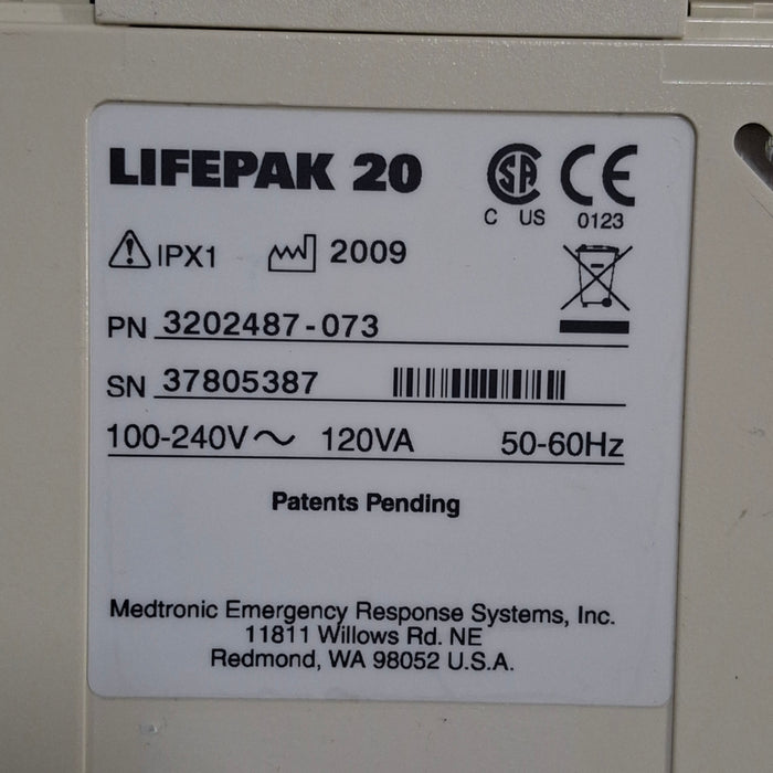 Physio-Control LifePak 20 Defibrillator