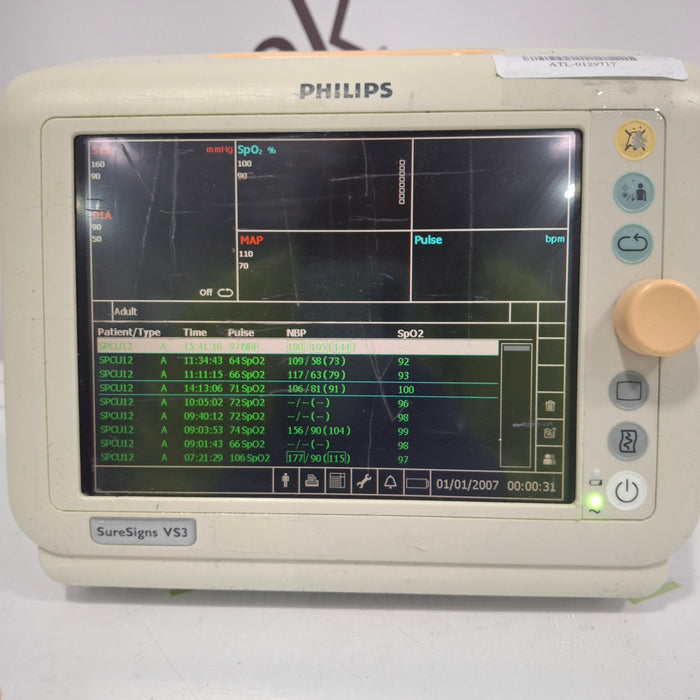 Philips Suresigns VS3 Vital Signs Monitor