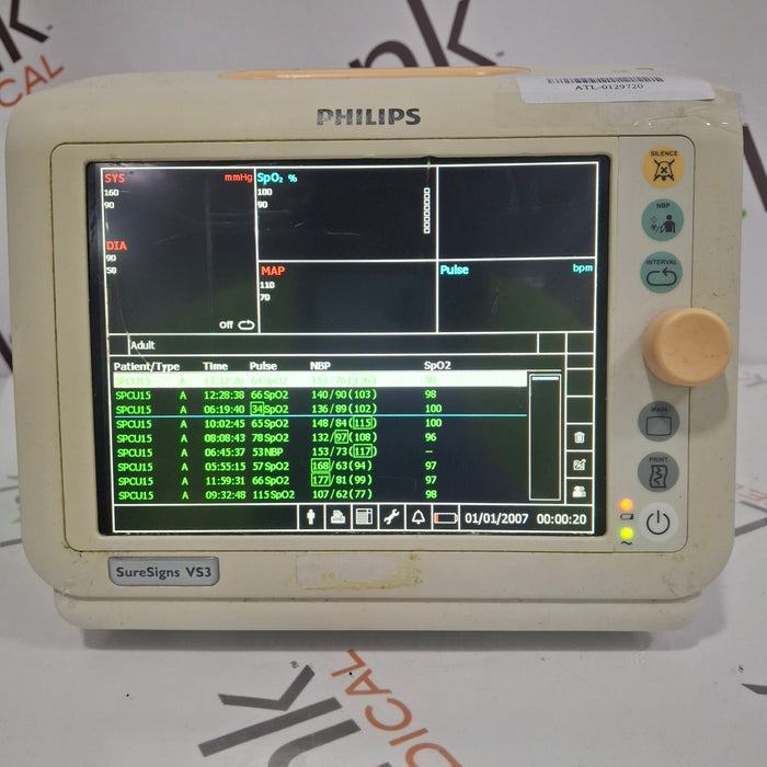 Philips Suresigns VS3 Vital Signs Monitor
