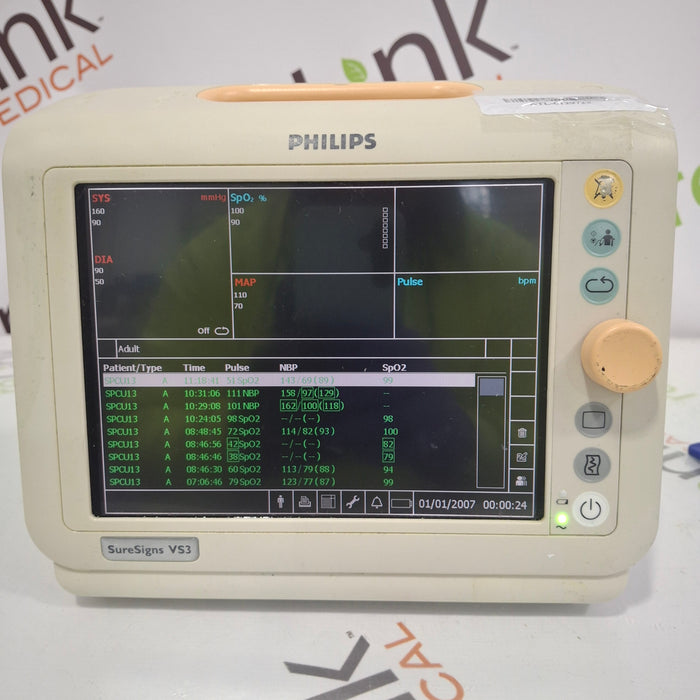 Philips Suresigns VS3 Vital Signs Monitor