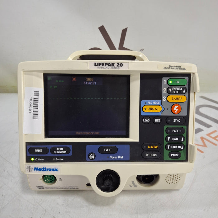Physio-Control LifePak 20 Defibrillator