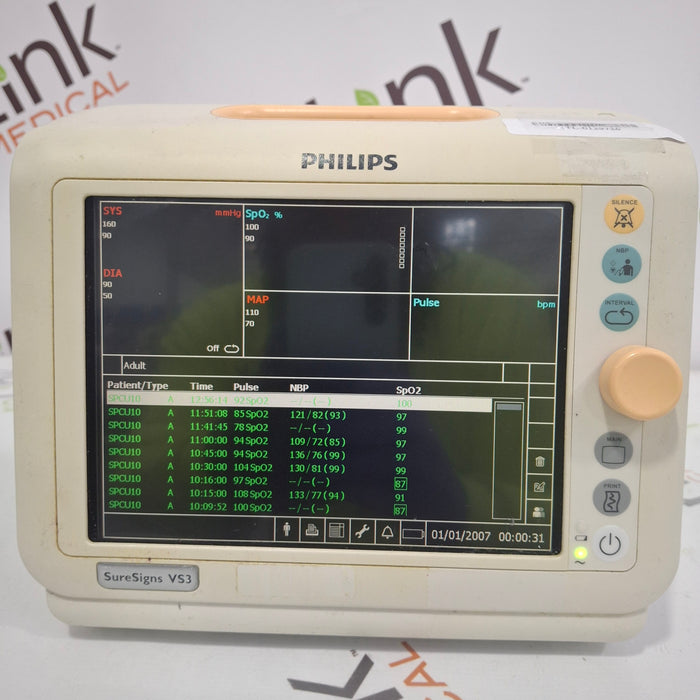 Philips Suresigns VS3 Vital Signs Monitor