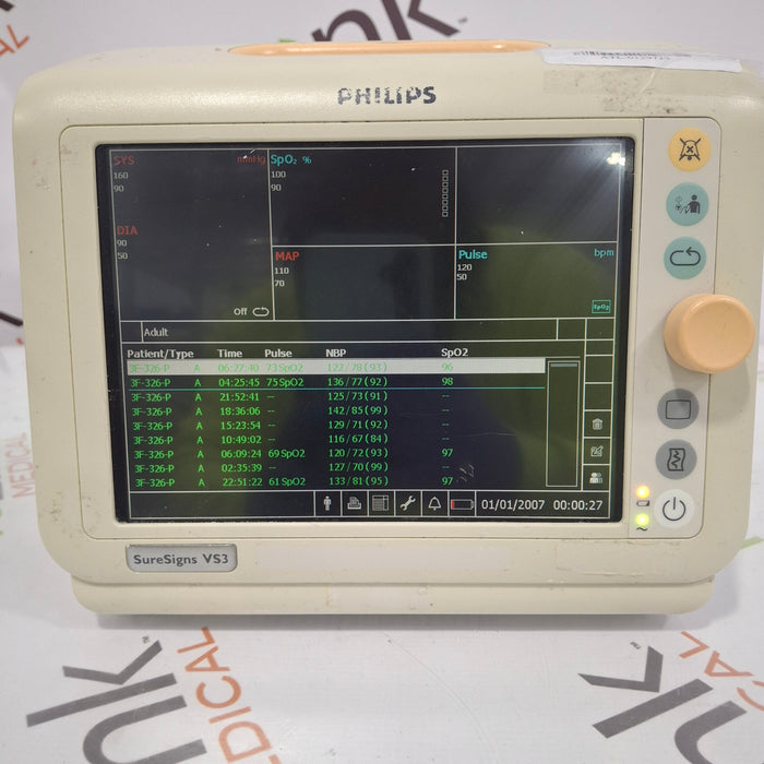 Philips Suresigns VS3 Vital Signs Monitor