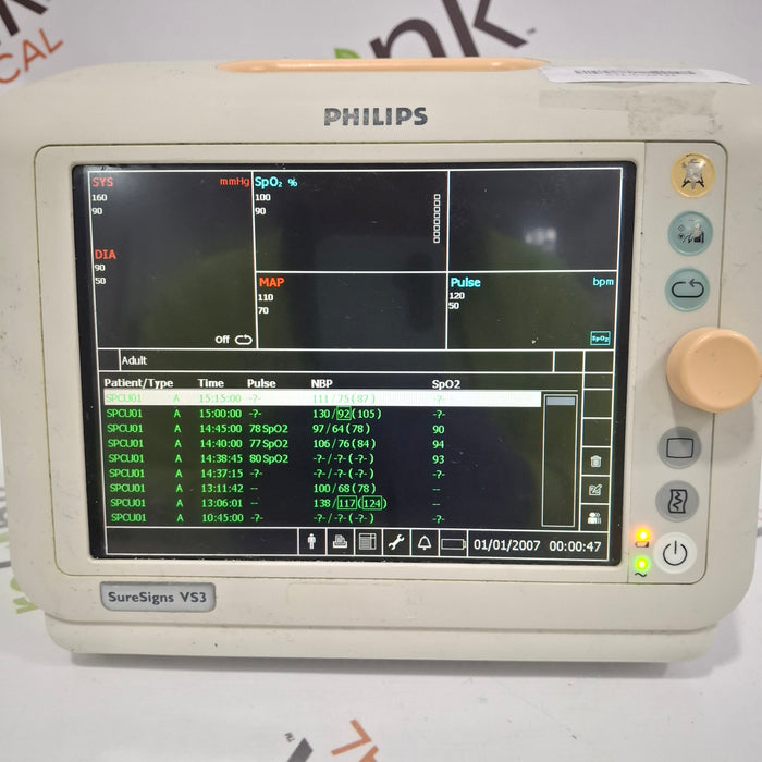Philips Suresigns VS3 Vital Signs Monitor