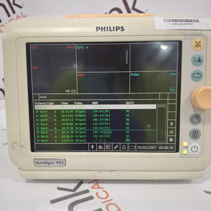 Philips Suresigns VS3 Vital Signs Monitor