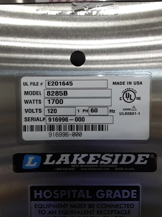 Lakeside MFG INC. 8285B Warming Cabinet