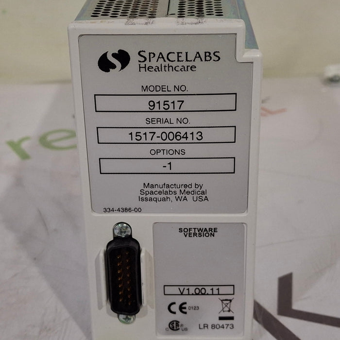 Spacelabs Healthcare Ultraview SL 91517 Multigas Analyzer