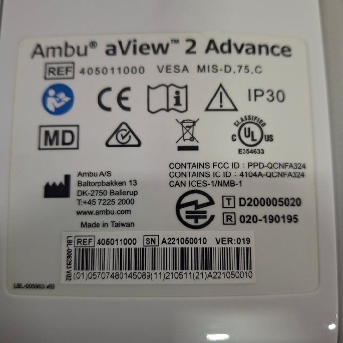 Ambu aView 2 Advance Monitor