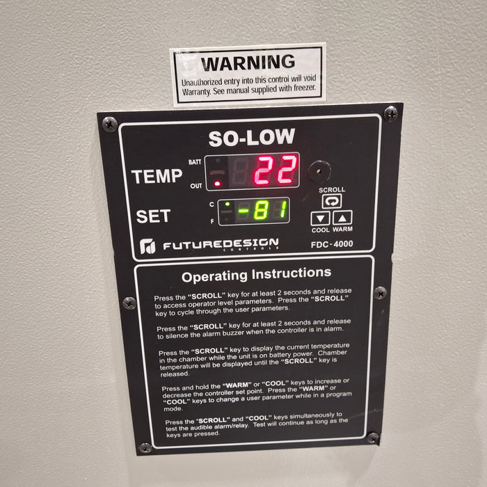 So-Low C85 Ultra Low Freezer