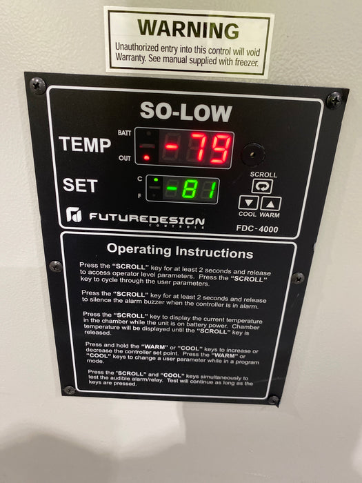 So-Low C85 Ultra Low Freezer