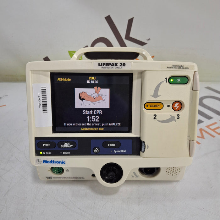 Physio-Control LifePak 20 Defibrillator