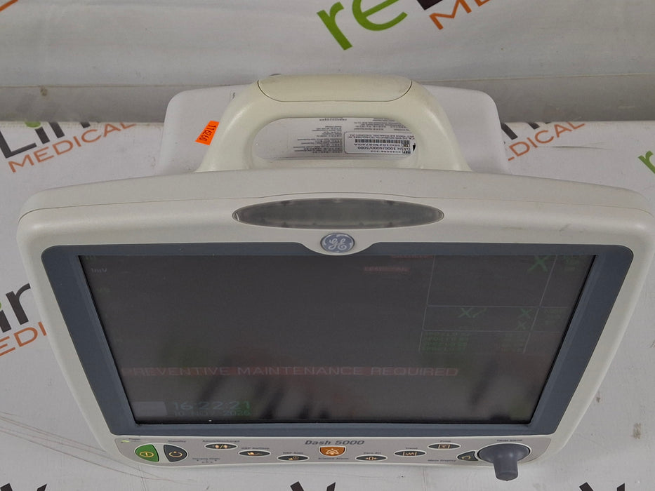 GE Healthcare Dash 5000 - GE/Nellcor SpO2 Patient Monitor