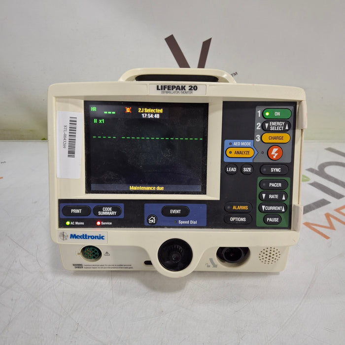 Physio-Control LifePak 20 Defibrillator