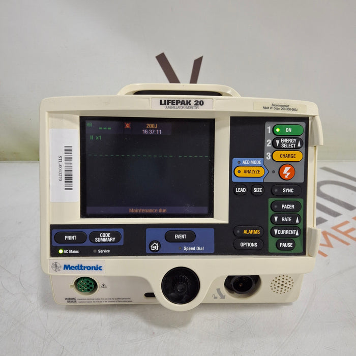 Physio-Control LifePak 20 Defibrillator