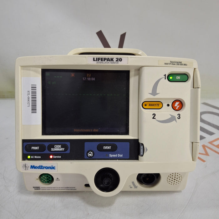 Physio-Control LifePak 20 Defibrillator