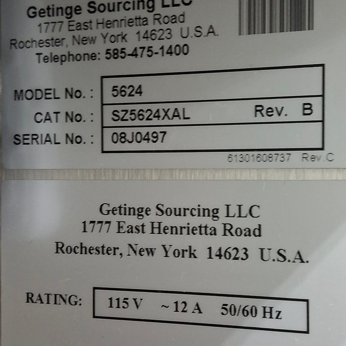 Getinge 5624 Warming Cabinet