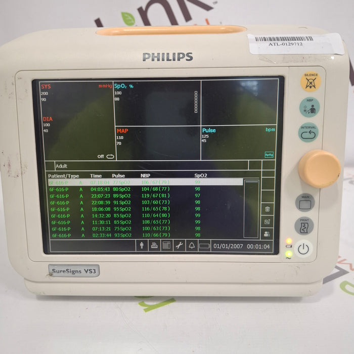 Philips Suresigns VS3 Vital Signs Monitor