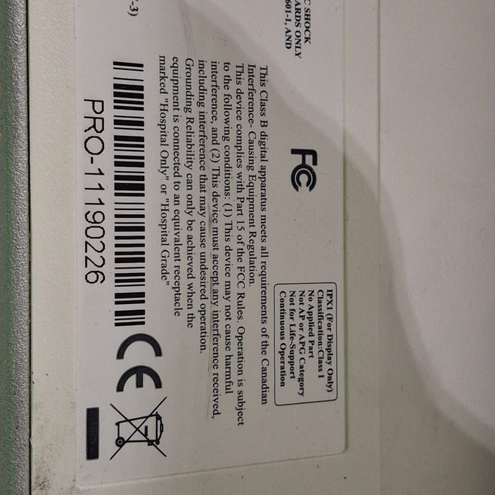 Spacelabs Healthcare 94267 Flat Panel Patient Monitor