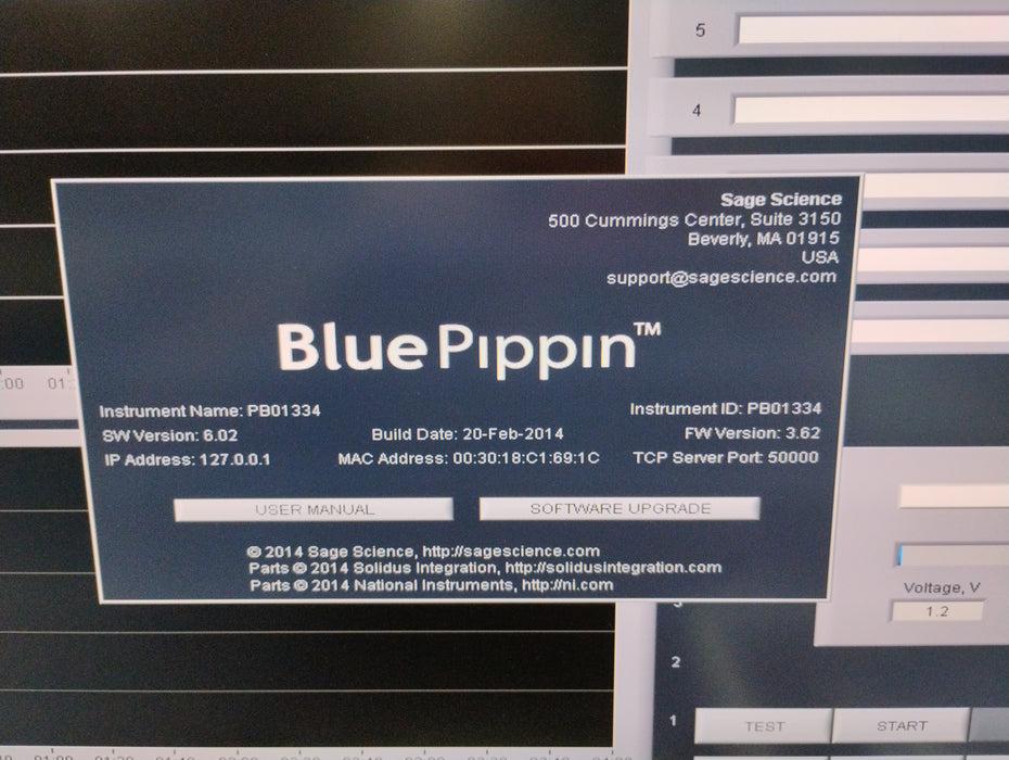 Sage Science, Inc. Blue Pippin Sequencing System