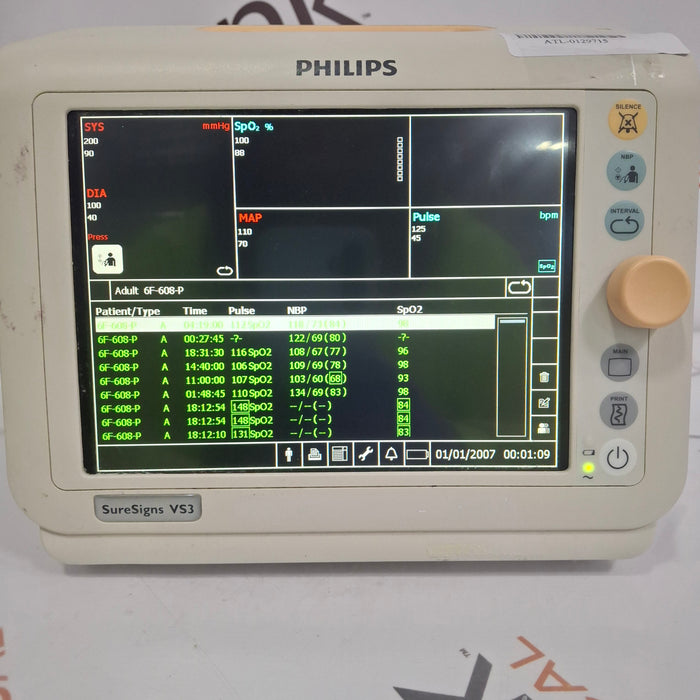 Philips Suresigns VS3 Vital Signs Monitor