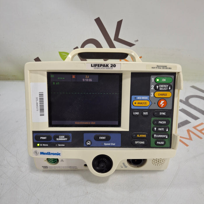 Physio-Control LifePak 20 Defibrillator