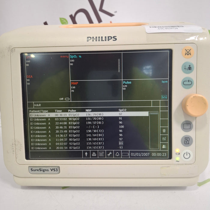 Philips Suresigns VS3 Vital Signs Monitor