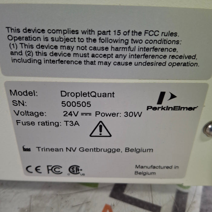 Perkin Elmer DropletQuant Spectrophotometer