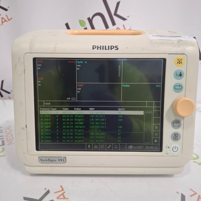 Philips Suresigns VS3 Vital Signs Monitor