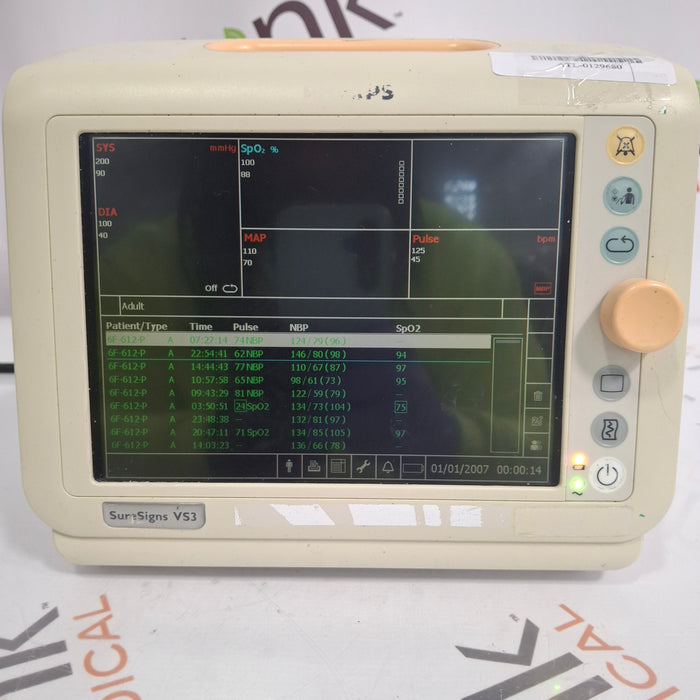 Philips Suresigns VS3 Vital Signs Monitor
