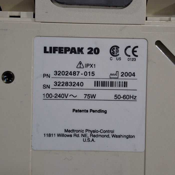 Physio-Control LifePak 20 Defibrillator