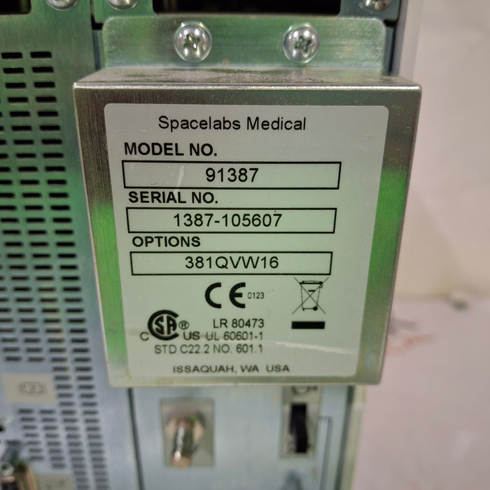 Spacelabs Healthcare Ultraview SL 91387 Patient Monitor