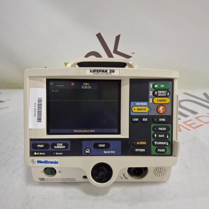 Physio-Control LifePak 20 Defibrillator