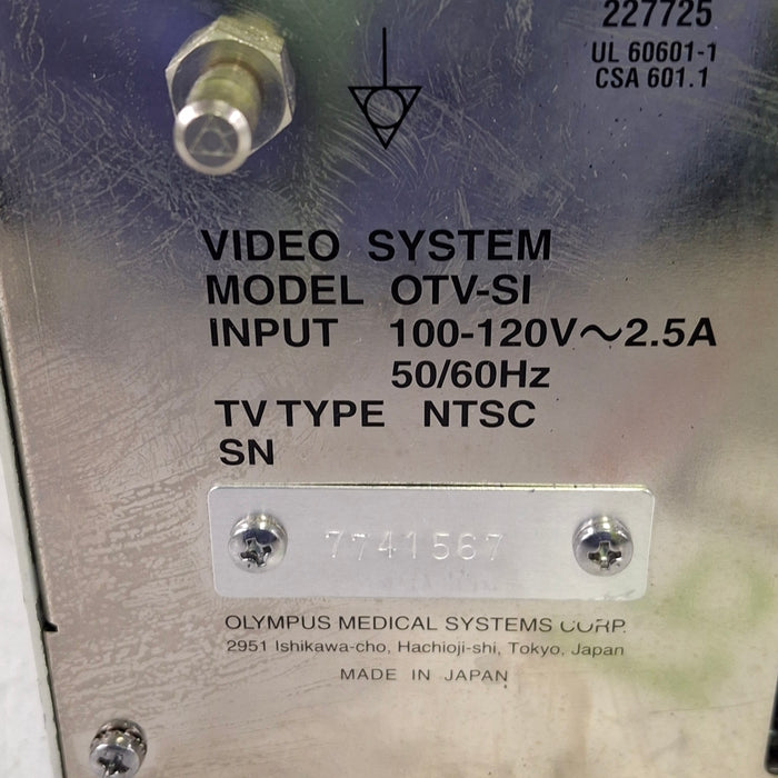 Olympus OTV-SI Video Endoscopy Camera
