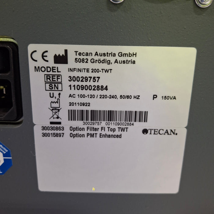 Tecan Infinite F200 Fluorescence Microplate Reader