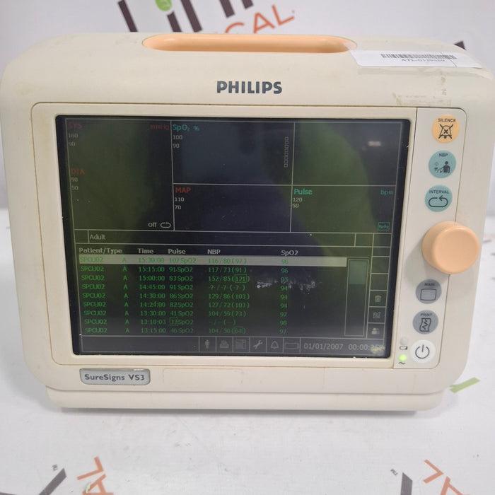 Philips Suresigns VS3 Vital Signs Monitor