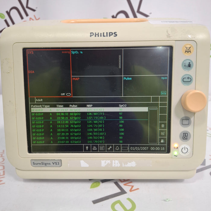Philips Suresigns VS3 Vital Signs Monitor