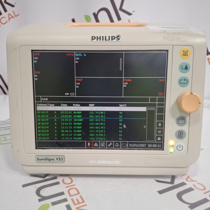 Philips Suresigns VS3 Vital Signs Monitor