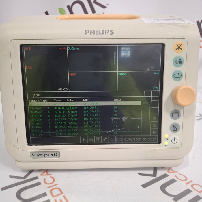 Philips Suresigns VS3 Vital Signs Monitor