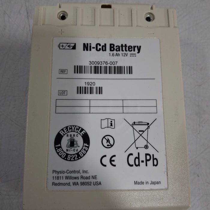 Physio-Control LifePak Ni-Cd Battery