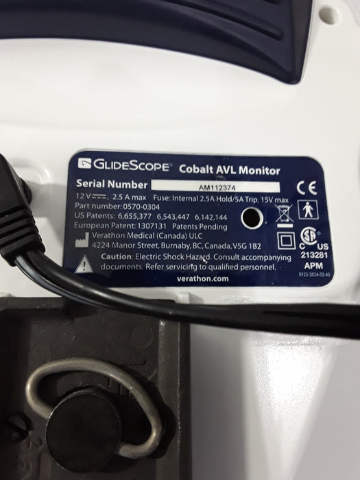 Verathon Medical, Inc Glidescope Cobalt AVL Video Laryngoscope