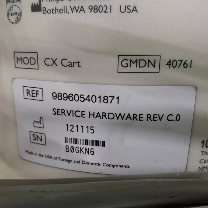 Philips CX Ultrasound Cart