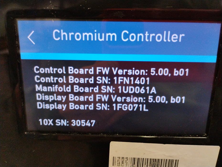 10X Genomics Inc Chromium Single Cell Controller