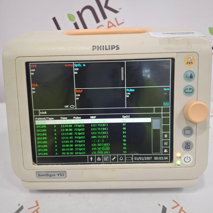 Philips Suresigns VS3 Vital Signs Monitor